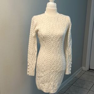 Backless Sweater Dress